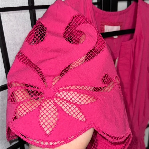 Anthropologie Somerset Maxi Dress: Cutwork Edition – Pink/Rose – Size XL – NWT - Picture 9 of 12